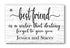 Best Friend Sign - Personalized
