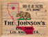 Personalized California Family Name Sign - Custom Wood Home Sign