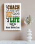 Personalized Cheer Coach Gift Plaque - Custom Wood Award for Cheerleading Coaches