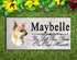 Chihuahua Memorial Stone - You Left Paw Prints On My Heart