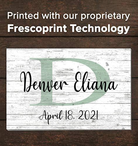 Child or Baby Name Monogram Sign Personalized Nursery Décor