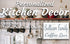 Coffee Bar Sign - Personalized Custom Name Solid Wood 16.5x10.5in