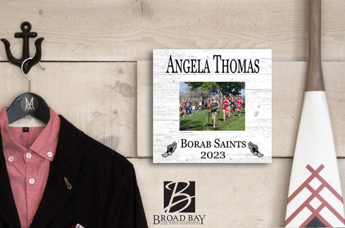 Cross Country Runner Photo Plaque -Recognition Award - Senior Season Gift Plaque for Runner or Coach