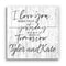 Custom Anniversary Gift Sign I Love You More Than Yesterday But Not As Much As Tomorrow