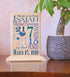 Baby Announcement Gift Plaque - Personalized Custom Sign for New Baby