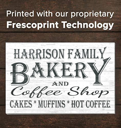 Custom Bakery Kitchen Sign Personalized Farmhouse Wall Decor