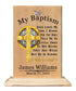 Personalized Baptism Gift for Boys or Girls - Custom Christening Sign