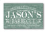 Custom Barbecue Sign - Personalized with Name for Backyard or Patio Decor