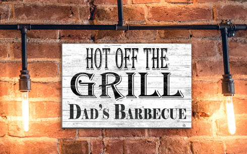 Custom Barbecue Sign Solid Wood Grilling Decoration