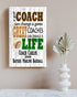 Custom Baseball Coach Gift Plaque Personalized for Great Team Coaches
