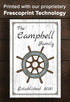 Custom Beach House Sign - Personalized Ship Wheel Design with Family Name & Established Year