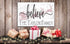 Custom BELIEVE Christmas Sign PERSONALIZED Wood Wall Art
