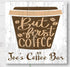 But First Coffee Sign - Personalized Custom Name Solid Wood Coffee Bar Decor