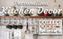 Coffee Bar Sign - Personalized Custom Name Kitchen Decor