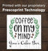 Coffee Bar Sign - Personalized Custom Name Farmhouse Style Kitchen Decor Solid Wood