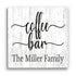 Coffee Bar Sign - Personalized Custom Name for Kitchen Home or Office