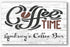 Coffee Lover Gift Sign - Personalized Custom Name Coffee Bar Decor