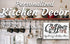 Coffee Lover Gift Sign - Personalized Custom Name Coffee Bar Decor