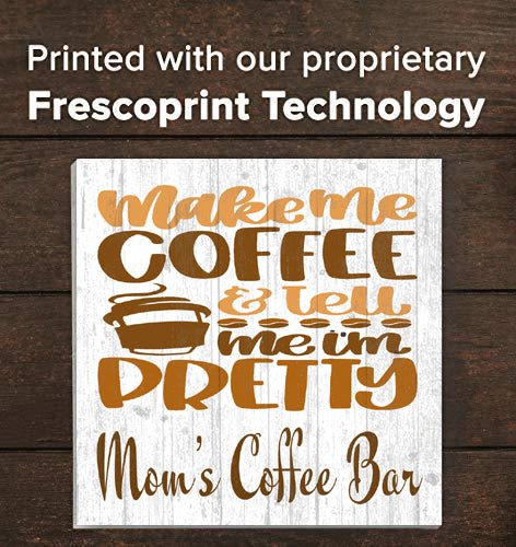 Custom Coffee Lover Gift Sign - Farmhouse Style Décor
