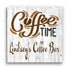 Coffee Time Sign - Personalized Custom Name for Coffee Bar or Kitchen