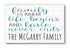 Family Is Where Life Begins Sign - Personalized Custom Family Name