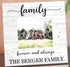 Custom Family Wood Photo Plaque - Personalized with Your Printed Picture on Solid Wood