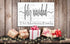 Personalized Feliz Navidad Christmas Sign - Custom Family Name Holiday Decoration