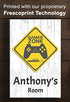 Custom Gamer Sign - Personalized Video Gamer Zone Wall Art for Boys Room