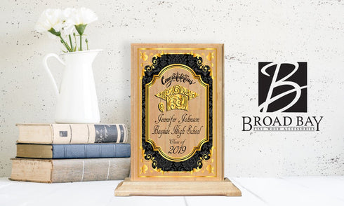 Custom Graduation Gift Personalized High School or College Graduate Plaque