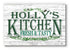 Personalized Kitchen Sign - Fresh & Tasty Custom Wood Sign with Name