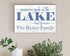 Memories Made At The Lake Last Forever Sign - Personalized Custom Lake House
