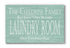 Drop Your Pants Here Laundry Room Sign - Personalized Custom Name Farmhouse Decor
