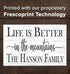 Custom Mountain House Sign – “Life Is Better in the Mountains” | Personalized Family Name Cabin Wall Art
