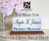 Custom Marble Desk Nameplate - Personalized Graduation or Professional Promotion Gift