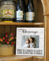 Count Your Blessings Family Wood Photo Plaque - Personalized with Your Printed Picture