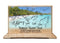 Custom Retirement Gift Plaque Personalized Signable Beach Theme