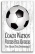 Signable Soccer Coach Gift Plaque - Team Signed Custom Wood Award
