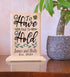 To Have and To Hold Wedding Gift Sign - Personalized with Names and Wedding Date