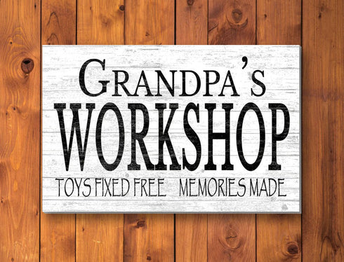 Custom Workshop Sign