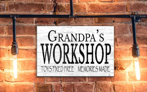 Custom Workshop Sign