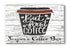 But First Coffee Sign - Personalized Custom Name Coffee Bar Decor