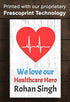 Customized Healthcare Hero Appreciation Sign Gift for Doctors, Nurses, and Medical Workers -