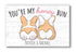 You're My Honey Bun Gift Sign - Personalized with Names for Wife or Girlfriend