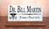 Doctor Desk Nameplate - Personalized Marble Physician Name Plate Gift - Solid Marble