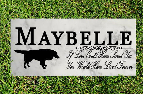 Dog Memorial Stone By Breed If Love Could Have Saved You