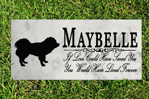 Dog Memorial Stone By Breed If Love Could Have Saved You