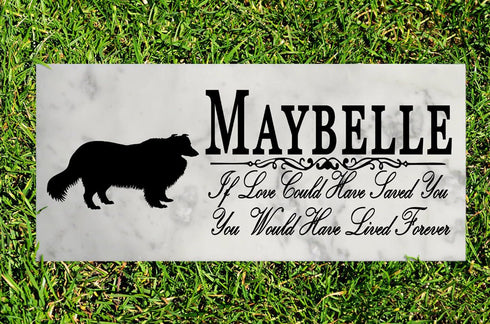 Dog Memorial Stone By Breed If Love Could Have Saved You