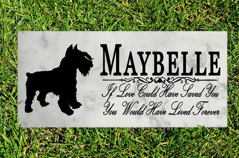 Dog Memorial Stone By Breed If Love Could Have Saved You