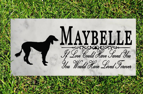 Dog Memorial Stone By Breed If Love Could Have Saved You