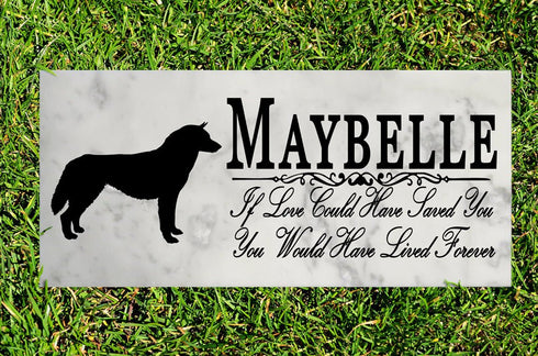 Dog Memorial Stone By Breed If Love Could Have Saved You